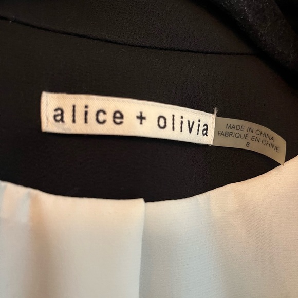 alice + olivia Mailynn High Low Jacket Size 8 - Picture 7 of 9